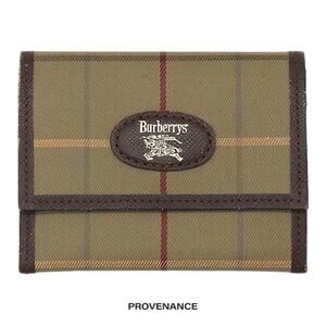 🔴 Burberry Horizontal Gusset Snap Coin Wallet - Nova Check